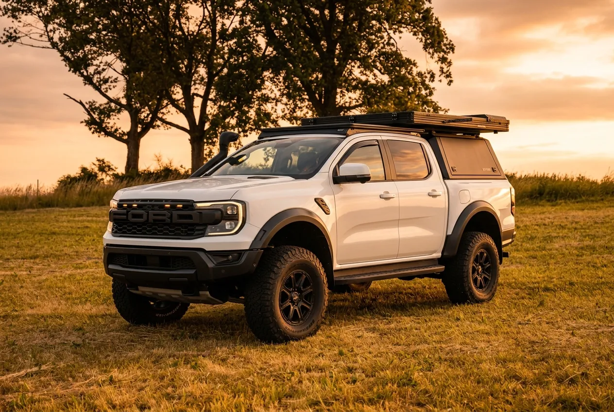 Ford Ranger Raptor mit Geländereifen von Michaelis Tuning